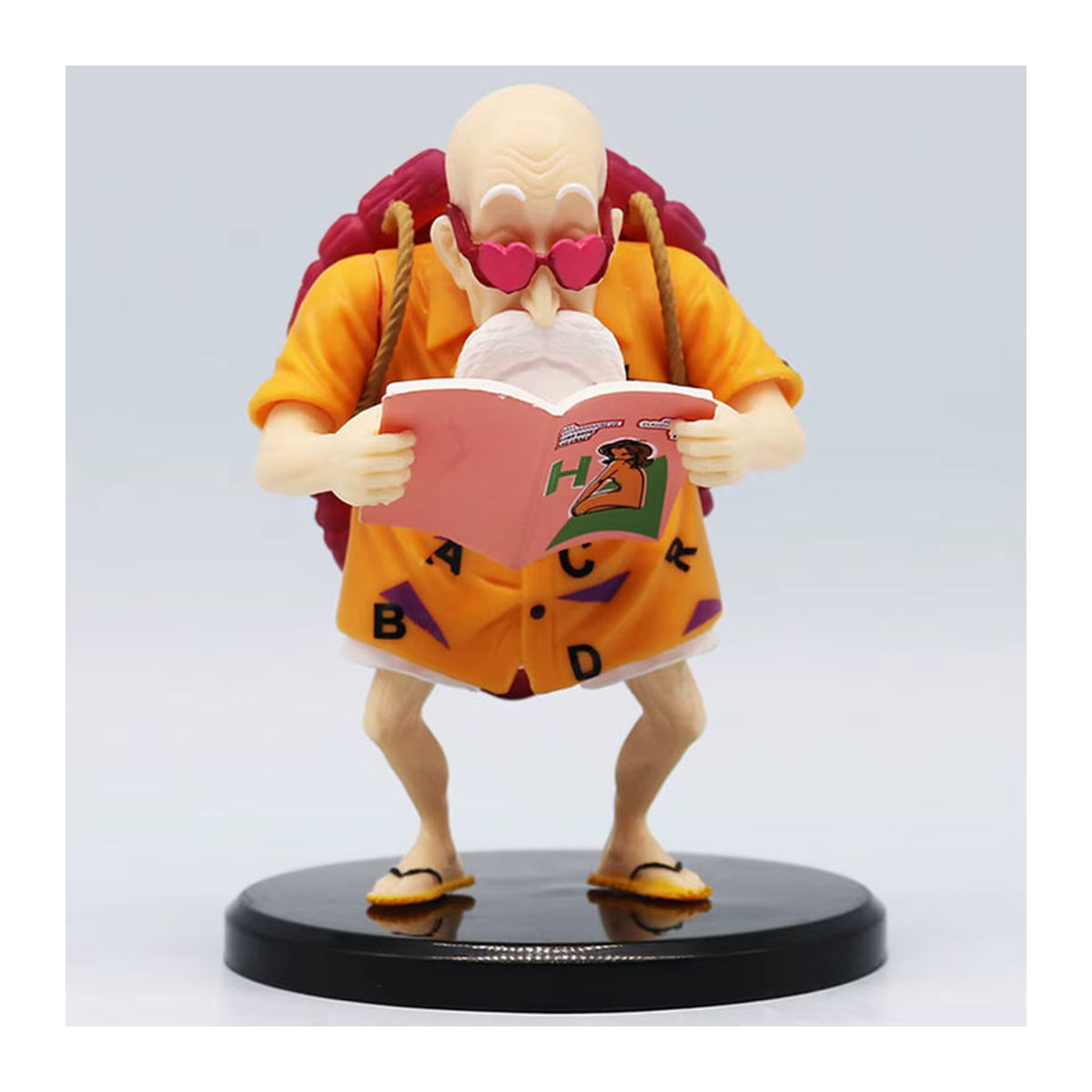 Bandai Dragon Ball Anime Figur Master Roshi Kame Sennin Actionfigur aus Kunststoff, mehrfarbig, Höhe: 10 cm - Bild 2