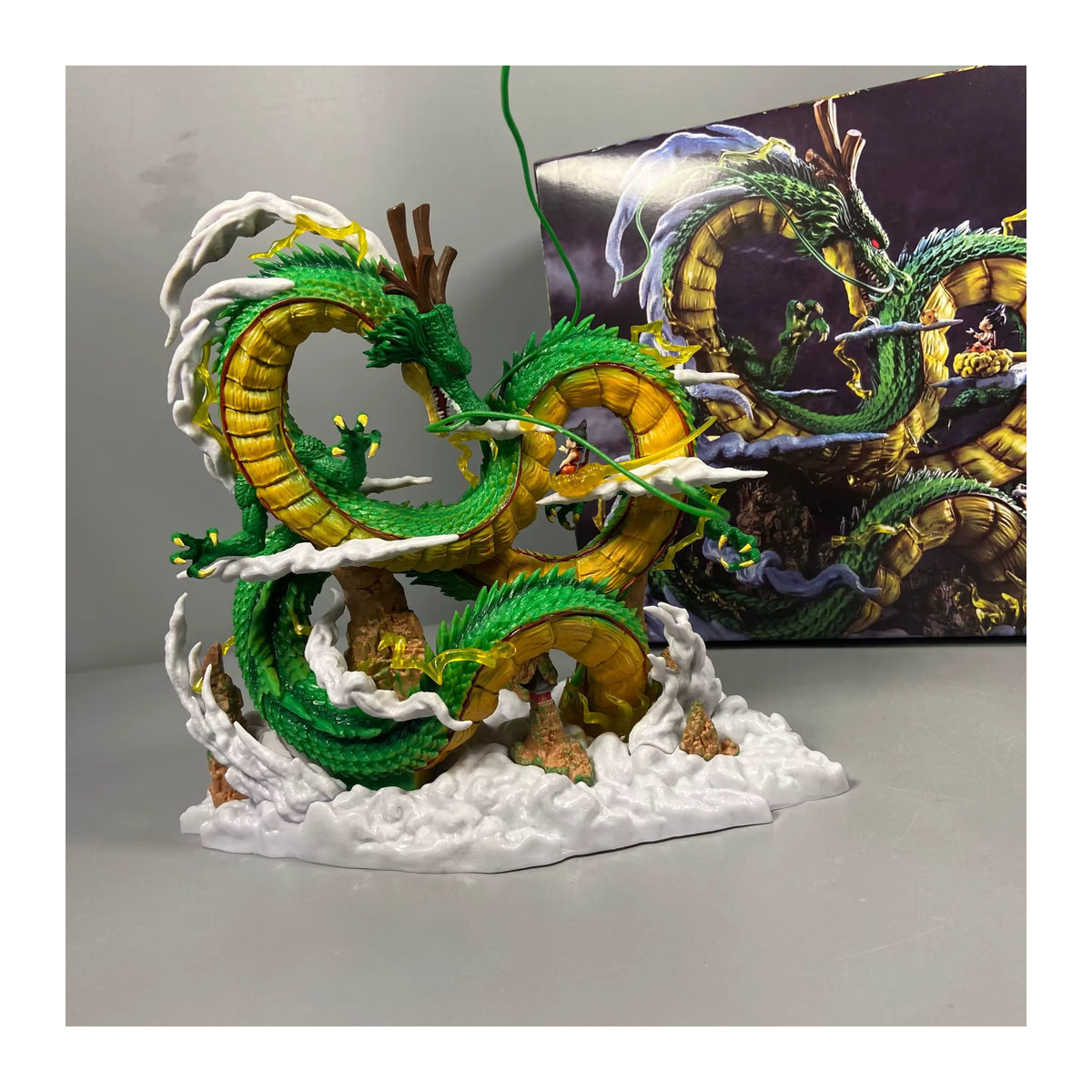 Bandai Dragon Ball Anime Figur Shenron Statue aus Kunststoff in Grün, Höhe: 24 cm - Bild 2