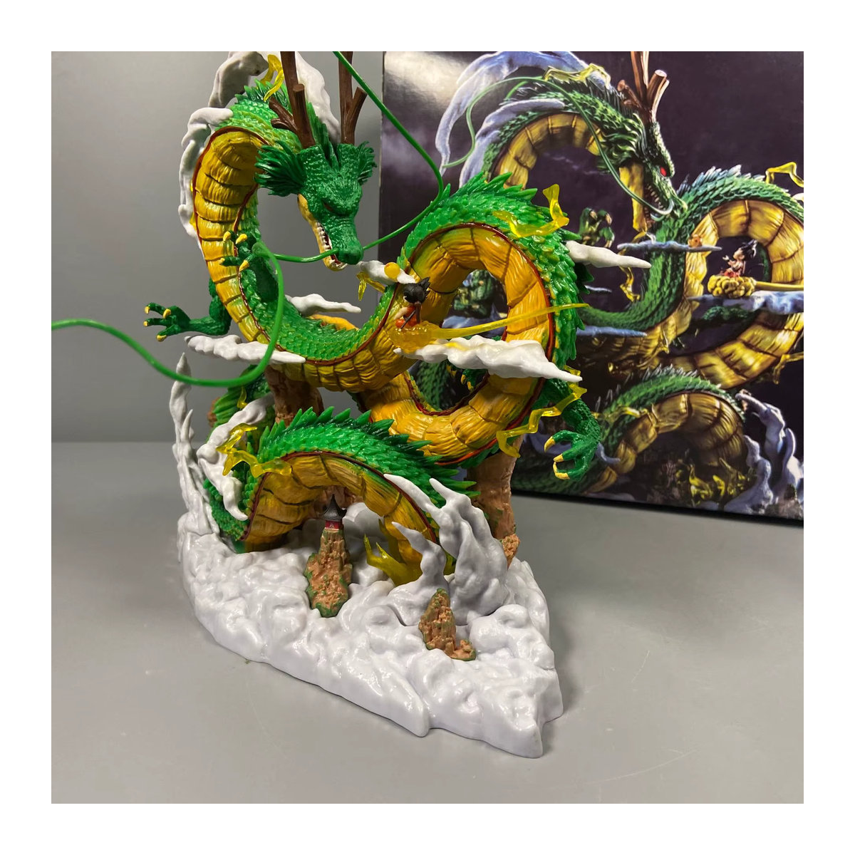 Bandai Dragon Ball Anime Figur Shenron Statue aus Kunststoff in Grün, Höhe: 24 cm - Bild 3