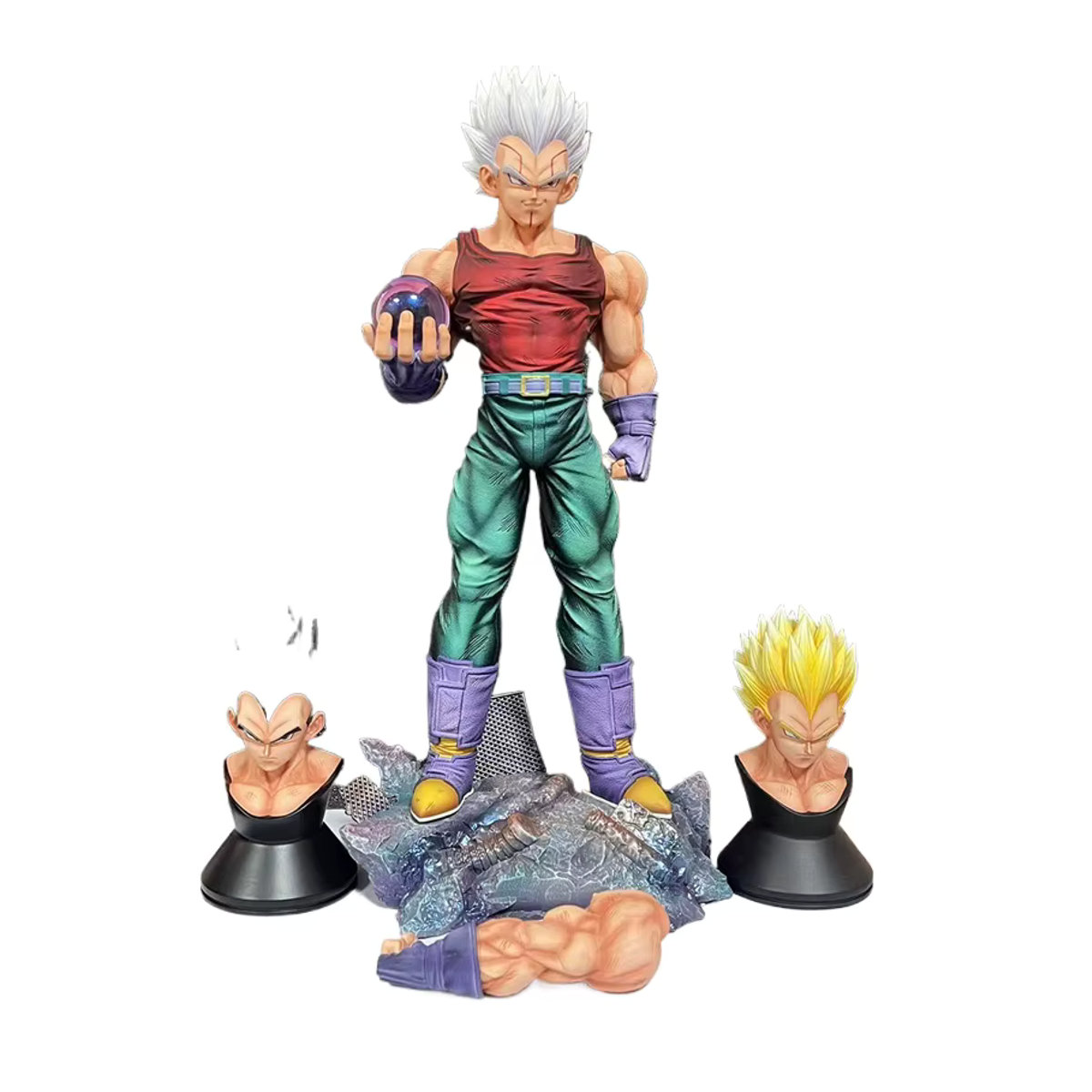 Bandai Dragon Ball Anime-Figur Super Saiyajin GT Vegeta PVC-Statue mehrfarbig - Bild 5