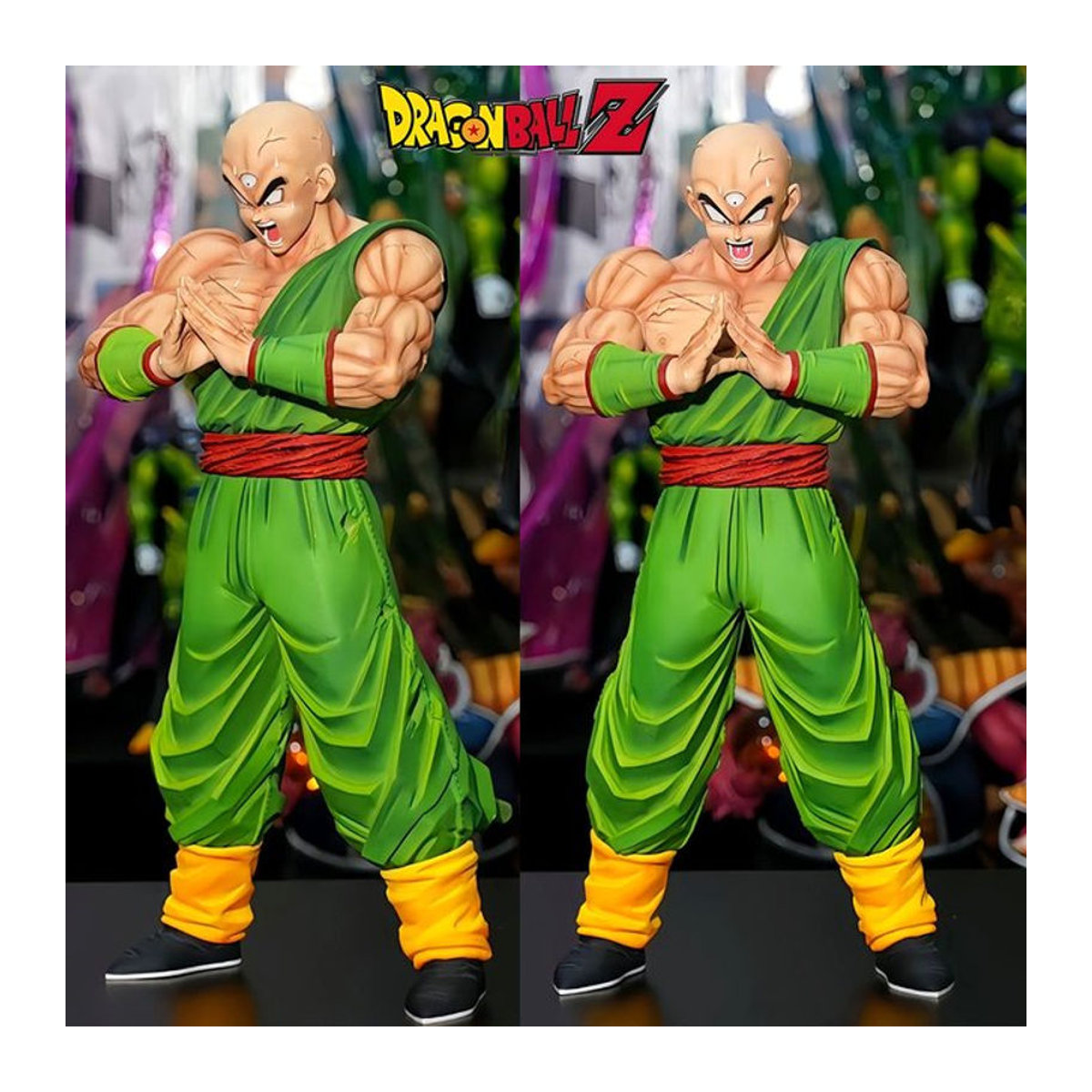 Bandai Dragon Ball Anime Figur Tien Shinhan als PVC Statue, mehrfarbig, Höhe: 30 cm - Bild 1