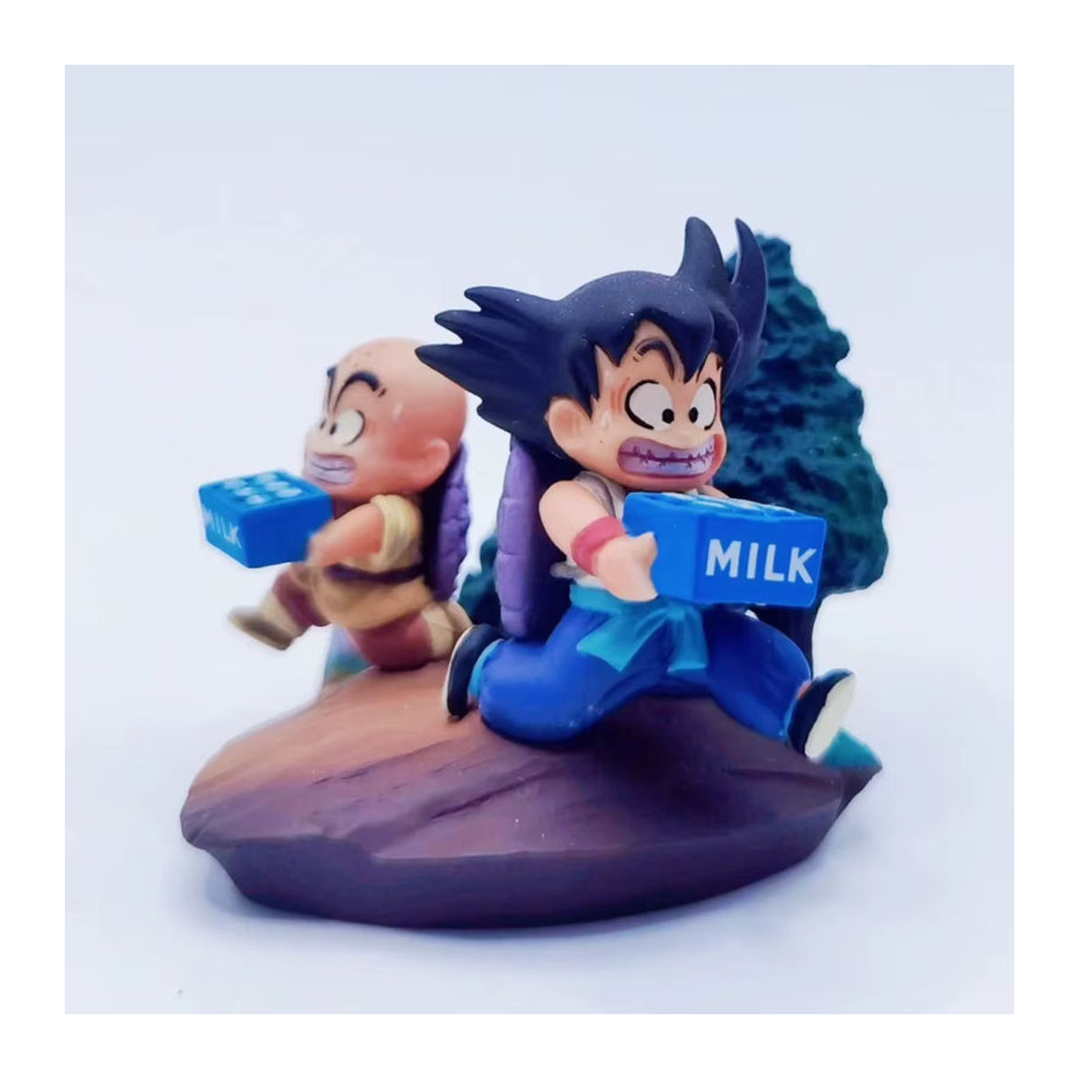Bandai Dragon Ball Anime Figuren Goku und Krillin PVC Statue, mehrfarbig, Höhe: 4,5 cm - Bild 2