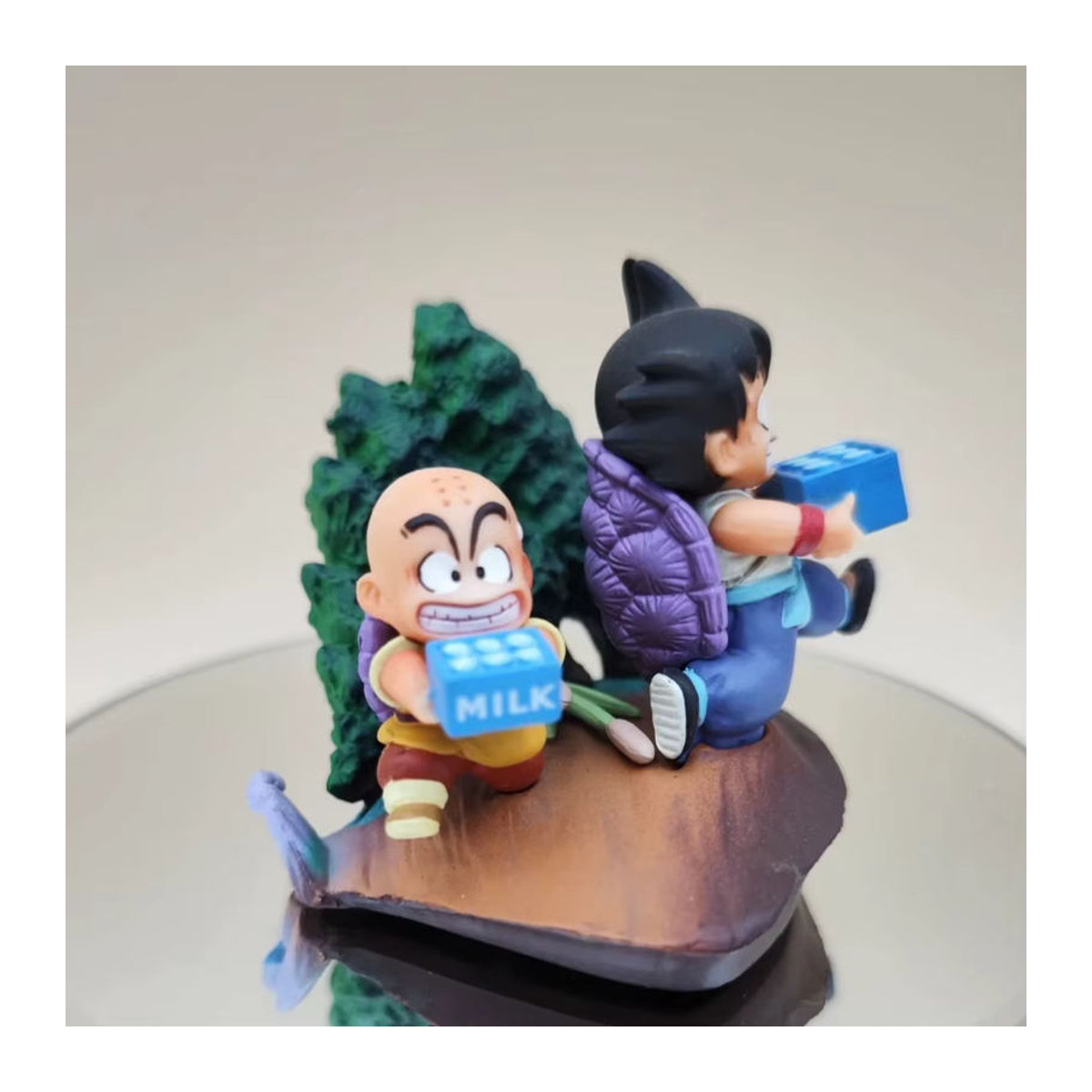 Bandai Dragon Ball Anime Figuren Goku und Krillin PVC Statue, mehrfarbig, Höhe: 4,5 cm - Bild 3