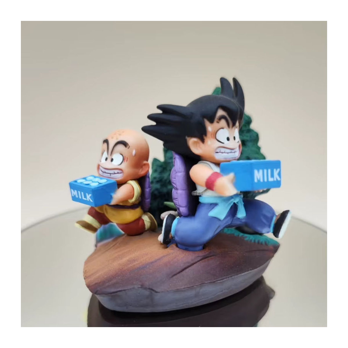 Bandai Dragon Ball Anime Figuren Goku und Krillin PVC Statue, mehrfarbig, Höhe: 4,5 cm - Bild 4