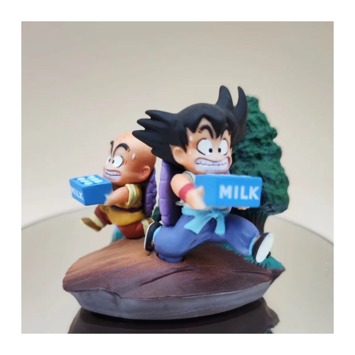 Bandai Dragon Ball Anime Figuren Goku und Krillin PVC Statue, mehrfarbig, Höhe: 4,5 cm - Bild 5