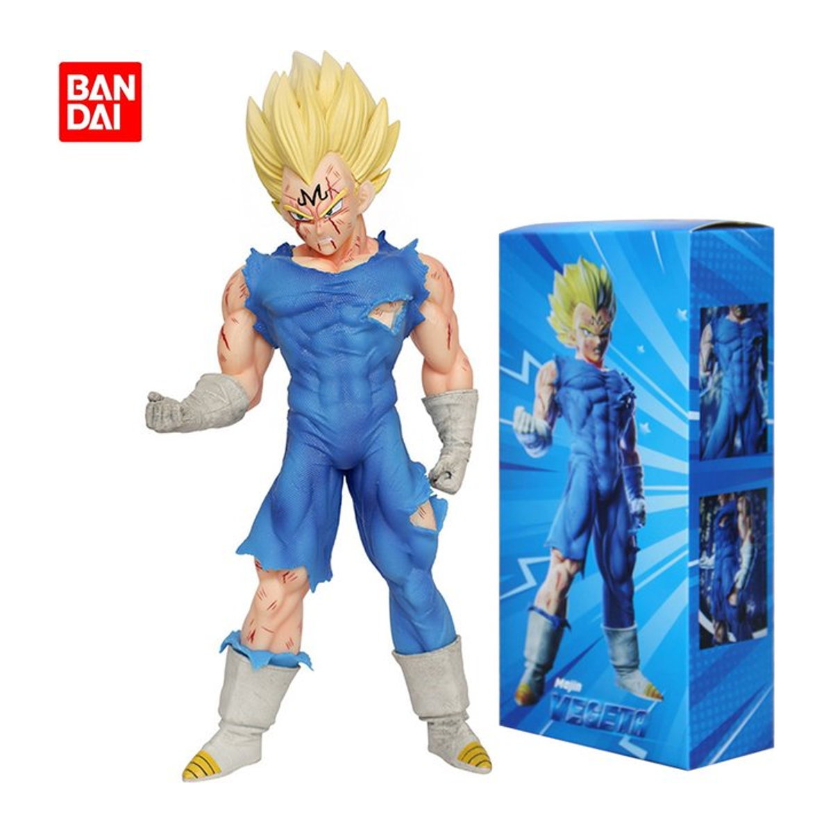 Bandai Dragon Ball Anime Figuren Goku und Vegeta aus Kunststoff, mehrfarbig, Höhe: 20 cm - Bild 1