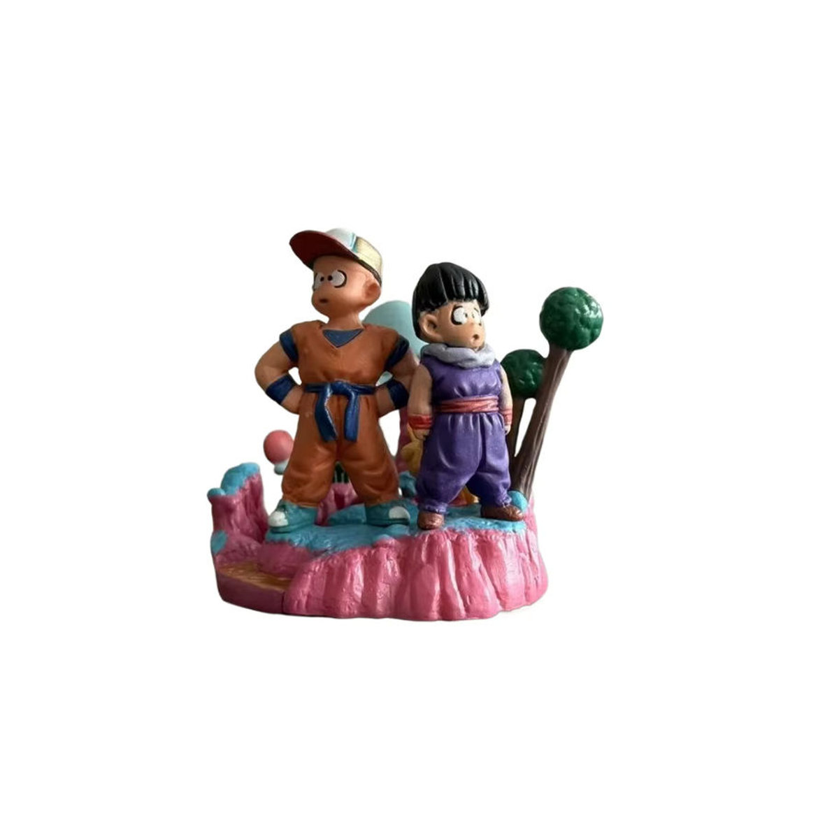 Bandai Dragon Ball Anime Figuren Krillin und Gohan PVC Statuen als mehrfarbige Sammlerfiguren und Desktop-Ornamente, Höhe: 6 cm - Bild 6
