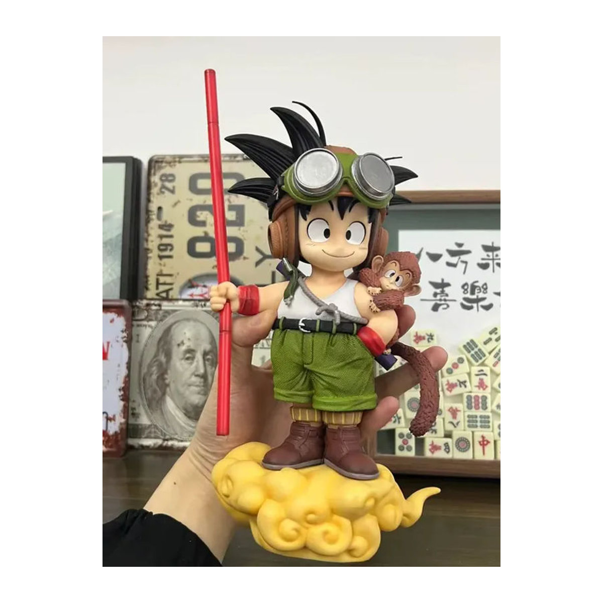 Bandai Dragon Ball Anime Son Goku Actionfigur als PVC-Statue, Affen-Junge Goku Sammlermodell, mehrfarbig, Höhe: 16 cm - Bild 7