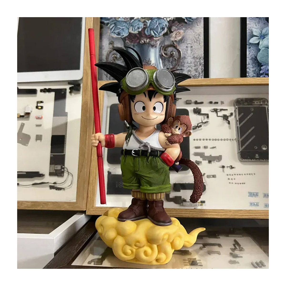 Bandai Dragon Ball Anime Son Goku Actionfigur als PVC-Statue in mehrfarbiger Ausführung, Höhe: 16 cm - Bild 1