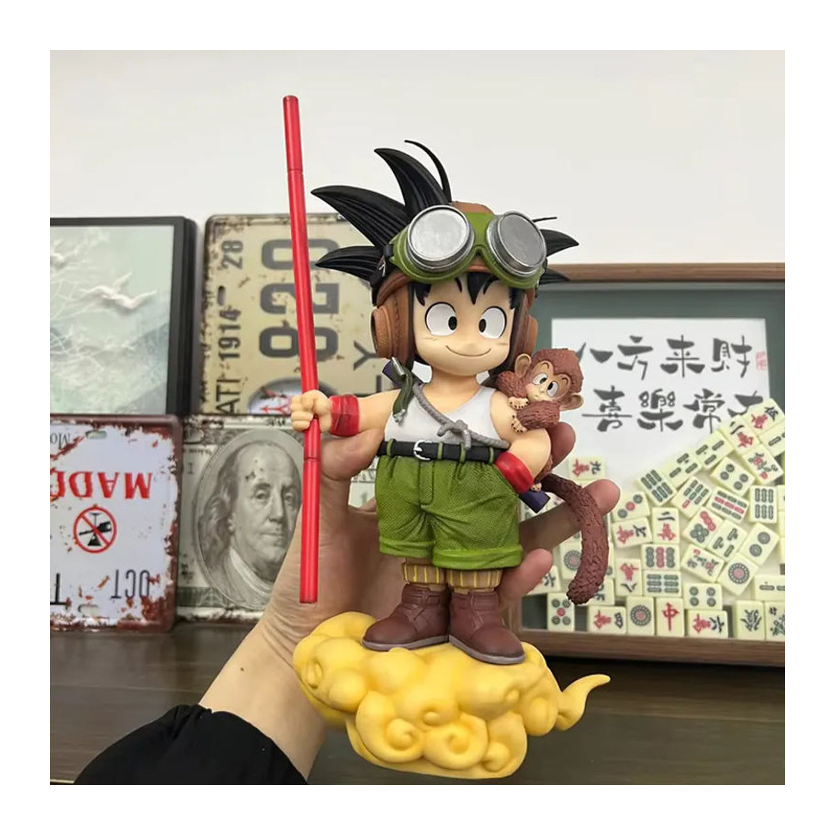 Bandai Dragon Ball Anime Son Goku Actionfigur als PVC-Statue in mehrfarbiger Ausführung, Höhe: 16 cm - Bild 2