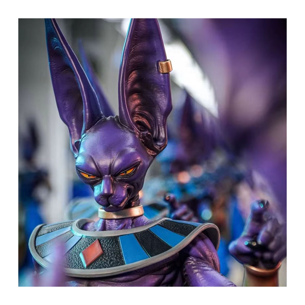 Bandai Dragon Ball Beerus Actionfigur Lila, Statue des Zerstörers Gottes, Höhe: 53 cm - Bild 5