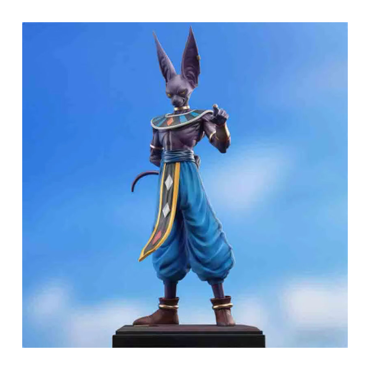 Bandai Dragon Ball Beerus Actionfigur Lila, Statue des Zerstörers Gottes, Höhe: 53 cm - Bild 6