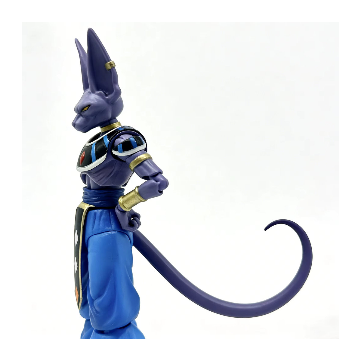 Bandai Dragon Ball Beerus Gott der Zerstörung Actionfigur in Lila - Bild 3