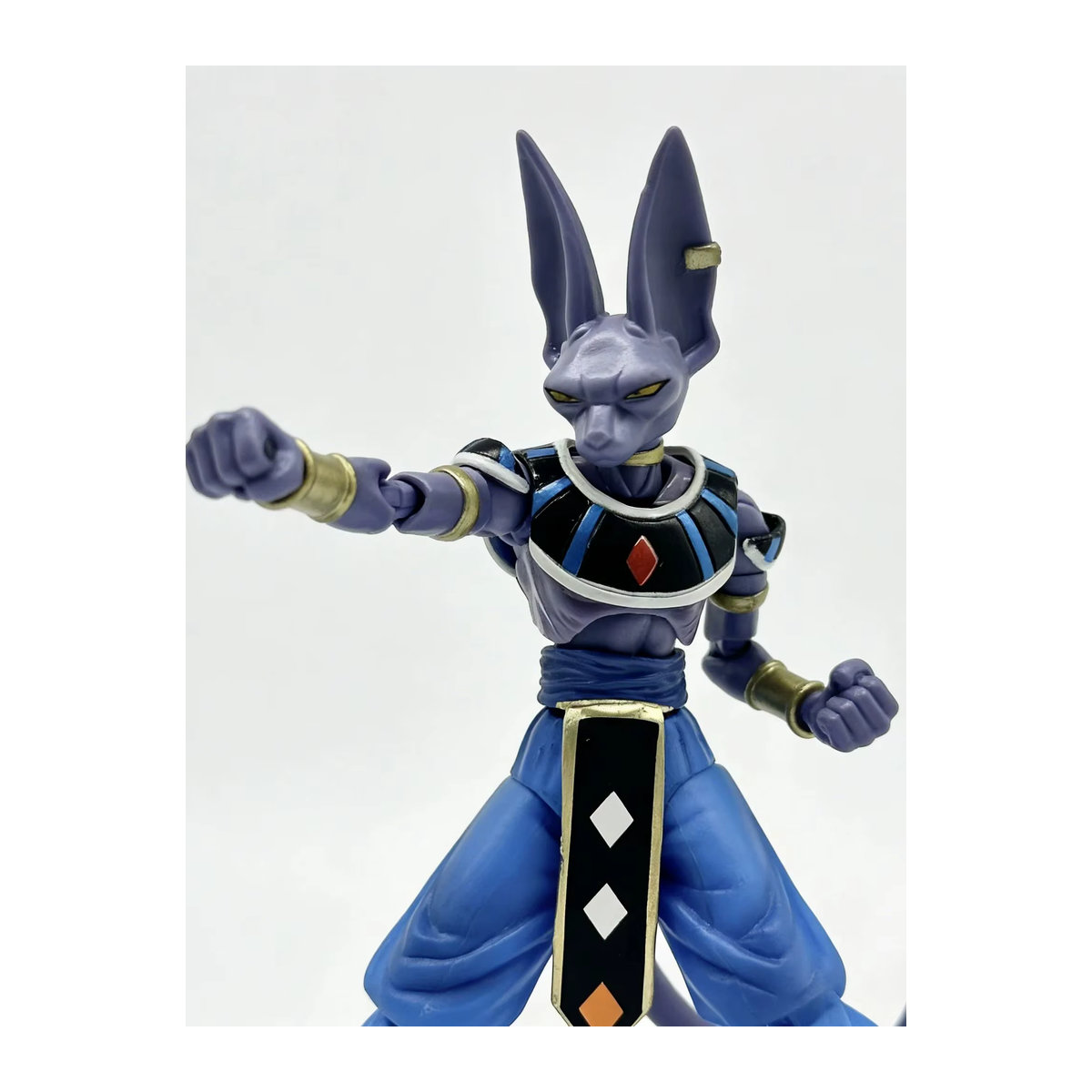 Bandai Dragon Ball Beerus Gott der Zerstörung Actionfigur in Lila - Bild 7