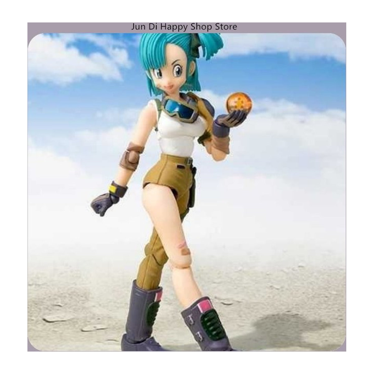 Bandai Dragon Ball Bulma Actionfigur mehrfarbig, Höhe: 14 cm - Bild 1