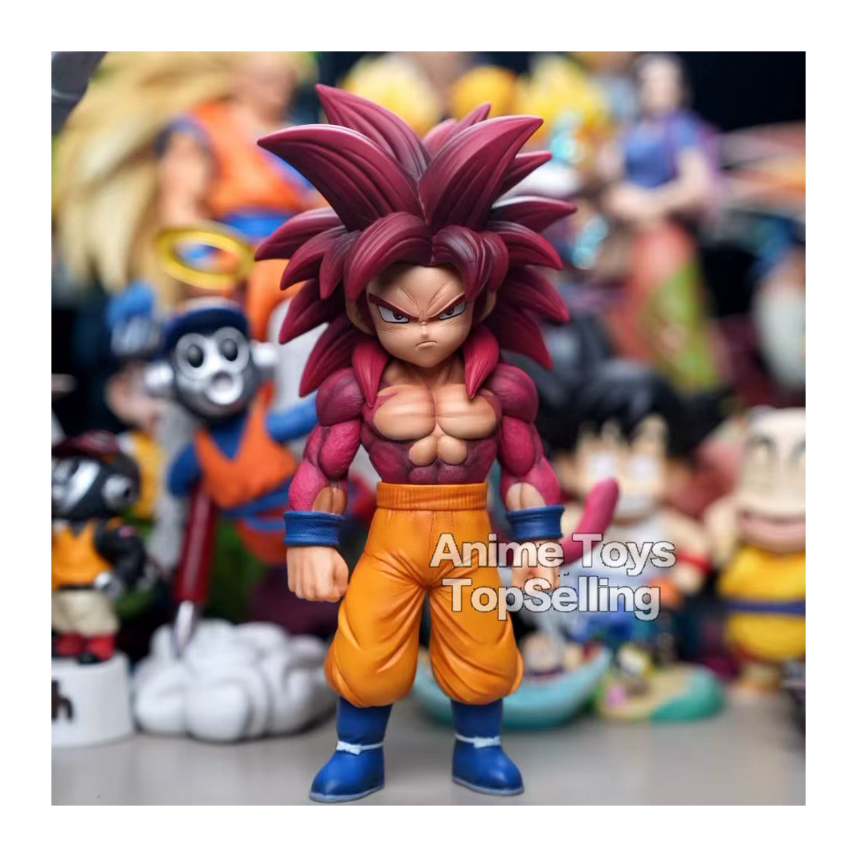 Bandai Dragon Ball DAIMA Actionfigur Super Saiyajin 4 Goku und Vegeta Sammlerstatue aus Kunststoff, mehrfarbig, Höhe: 18,5 cm - Bild 2