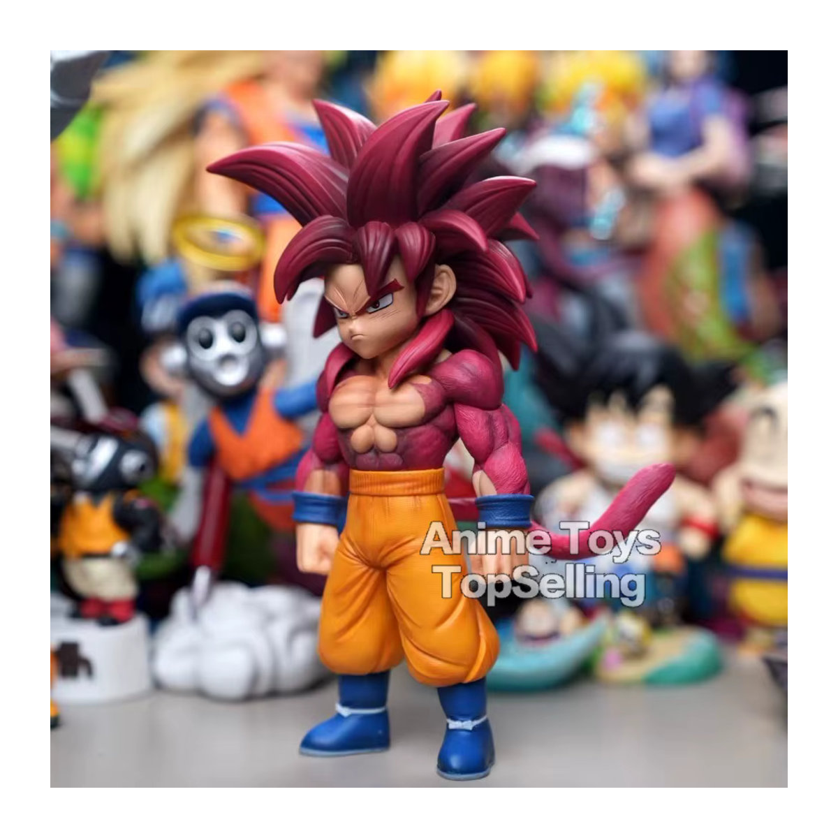 Bandai Dragon Ball DAIMA Actionfigur Super Saiyajin 4 Goku und Vegeta Sammlerstatue aus Kunststoff, mehrfarbig, Höhe: 18,5 cm - Bild 3