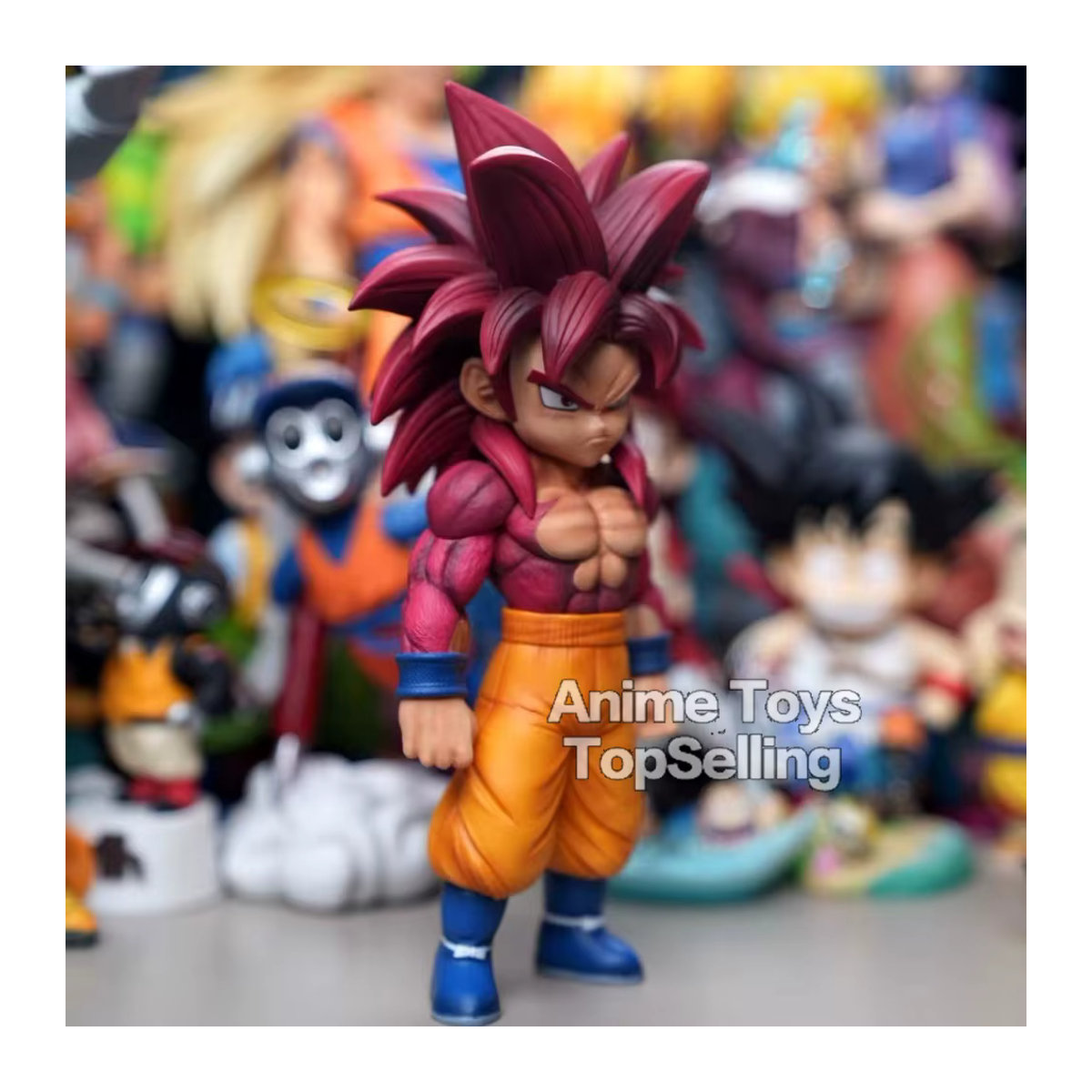 Bandai Dragon Ball DAIMA Actionfigur Super Saiyajin 4 Goku und Vegeta Sammlerstatue aus Kunststoff, mehrfarbig, Höhe: 18,5 cm - Bild 4