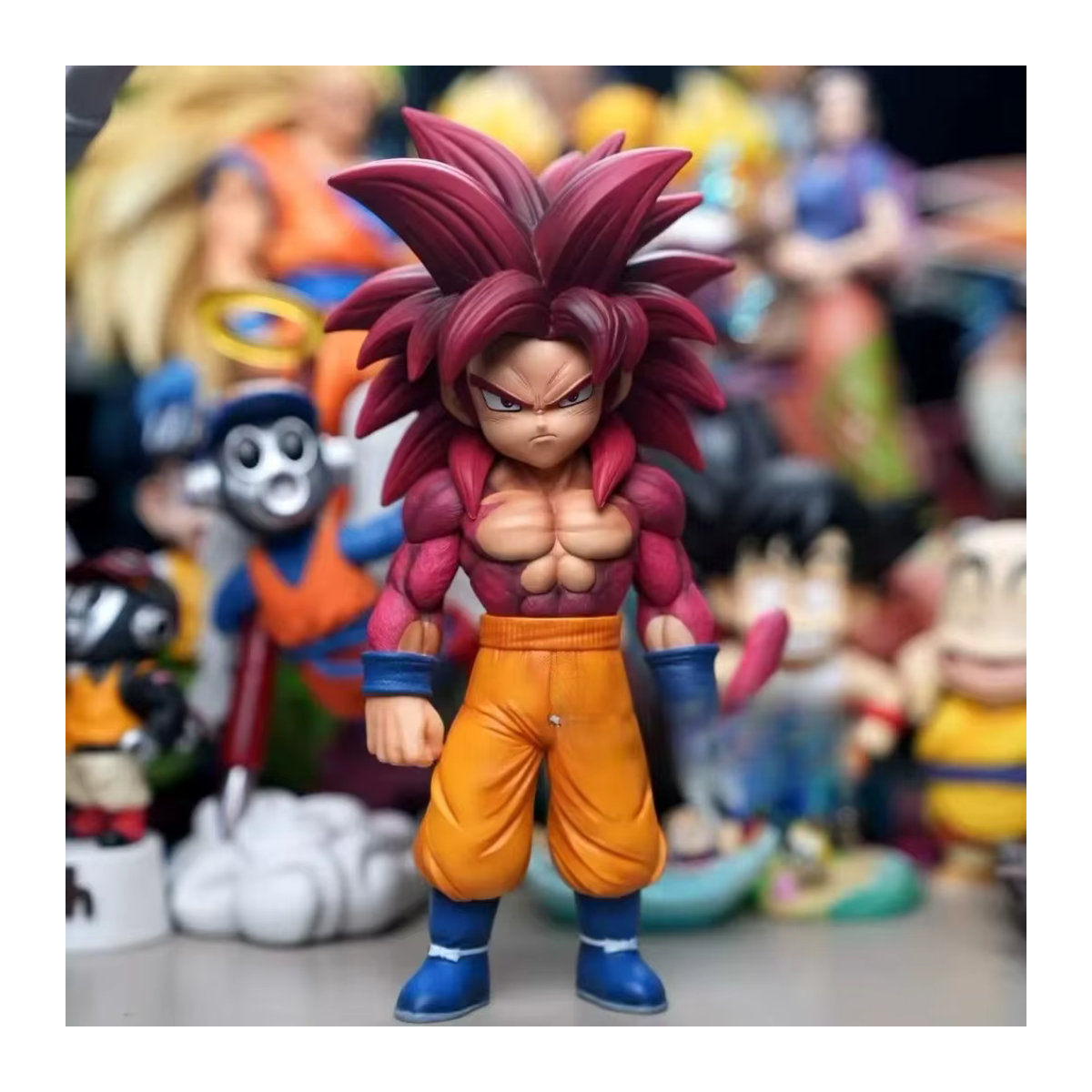 Bandai Dragon Ball DAIMA Actionfigur Super Saiyajin 4 Goku und Vegeta Sammlerstück aus Kunststoff, mehrfarbig, Höhe: 15,5-16,5 cm - Bild 2