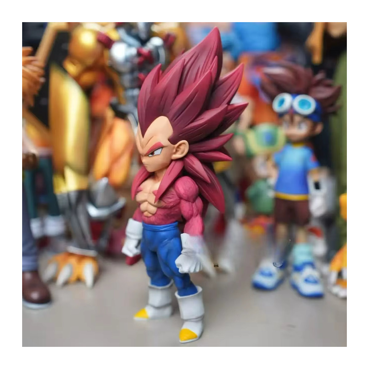 Bandai Dragon Ball DAIMA Actionfigur Super Saiyajin 4 Goku und Vegeta Sammlerstück aus Kunststoff, mehrfarbig, Höhe: 15,5-16,5 cm - Bild 3
