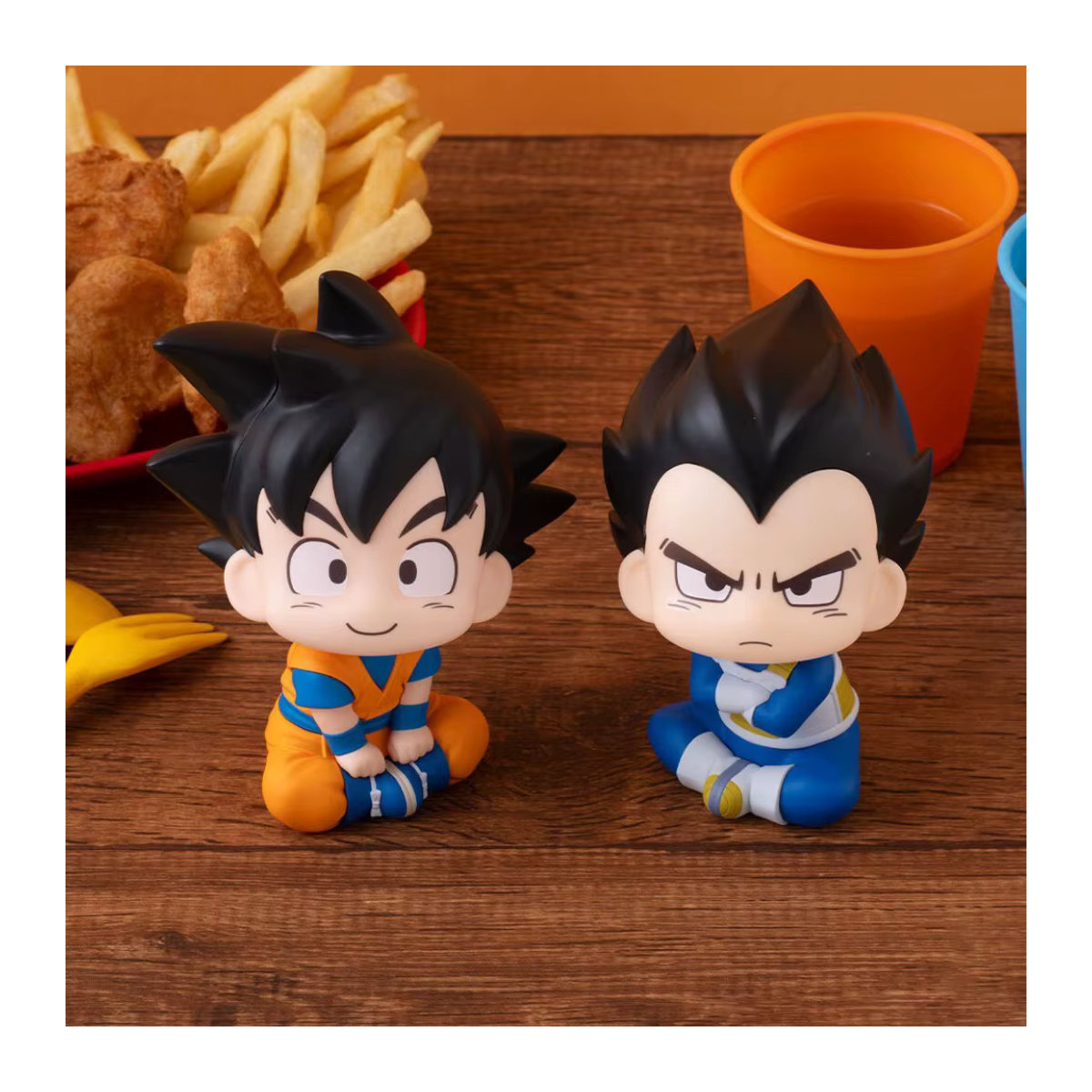 Bandai Dragon Ball Daima Anime Figuren Goku und Vegeta als PVC Sammelmodell aus Kunststoff, mehrfarbig, Höhe: 9 cm - Bild 2