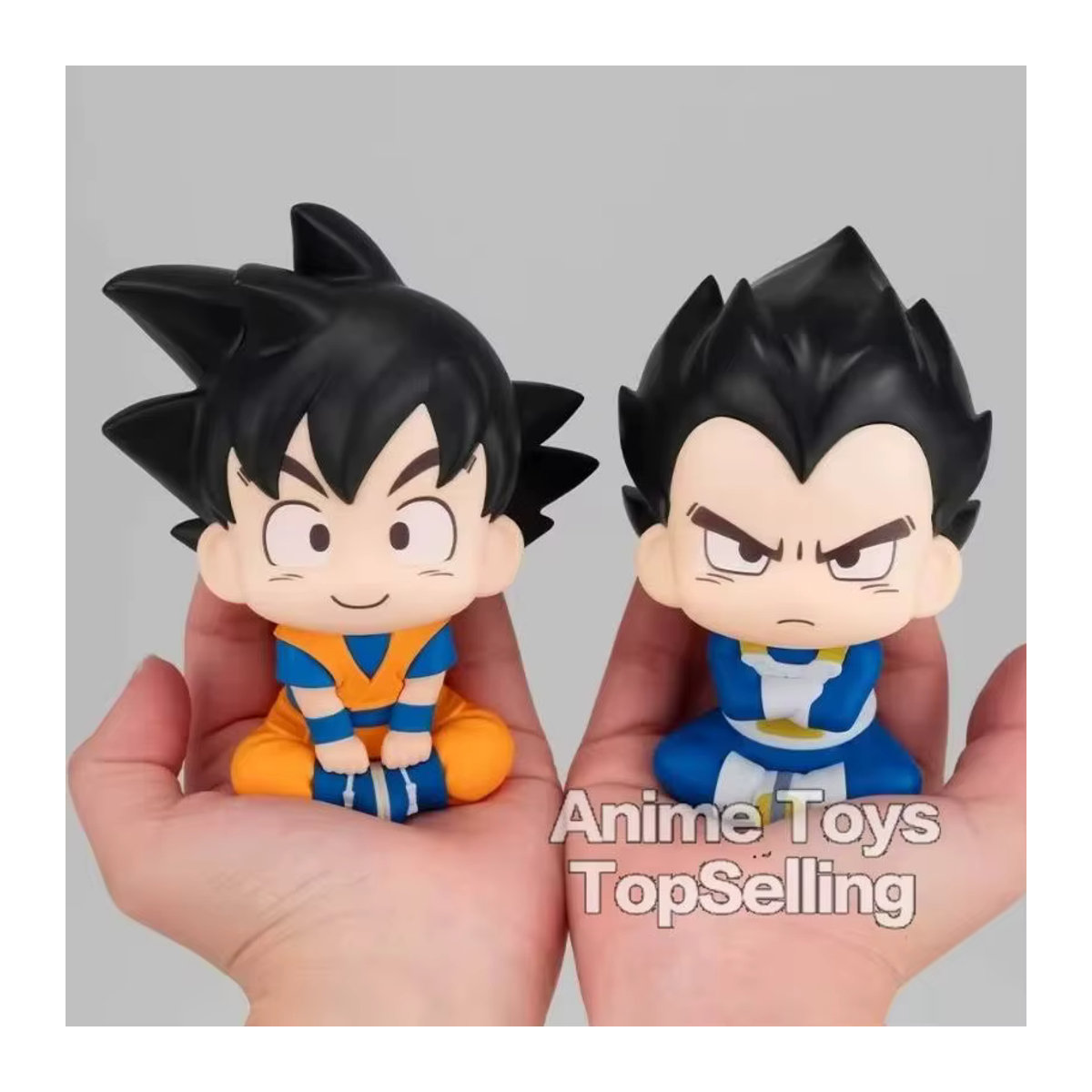 Bandai Dragon Ball Daima Anime Figuren Goku und Vegeta aus PVC, mehrfarbig, Höhe: 9 cm - Bild 2