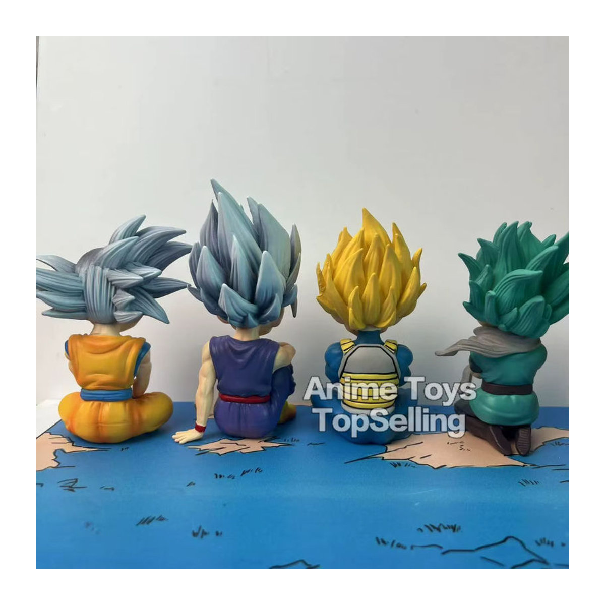 Bandai Dragon Ball Daima Anime Figuren Set aus PVC, Goku Vegeta Granola Gohan Sammelmodelle, mehrfarbig, Höhe: 10 cm - Bild 4