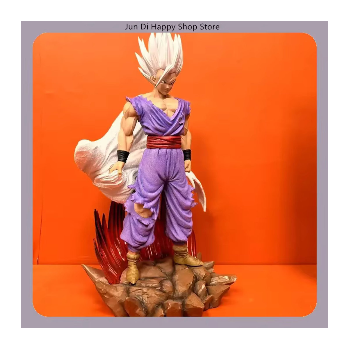 Bandai Dragon Ball Gohan Vollpotenzial Anime-Modellstatue mit Umhang, mehrfarbig, Höhe: 39 cm - Bild 4