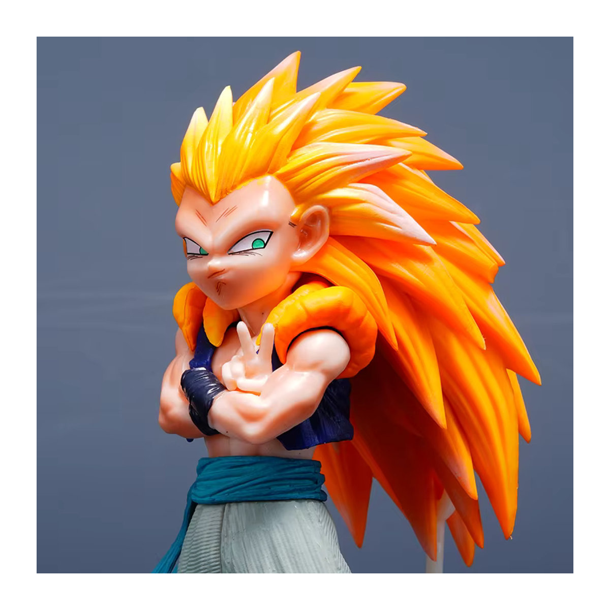 Bandai Dragon Ball Gotenks Super Saiyajin Actionfigur als Desktop-Ornament, mehrfarbig, Höhe: 17 cm - Bild 2