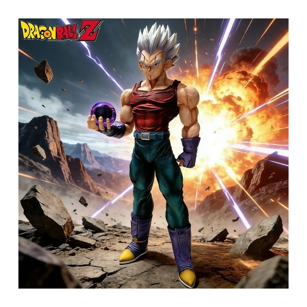 Bandai Dragon Ball GT Baby Vegeta Actionfigur aus Kunststoff, mehrfarbig, Höhe: 27 cm - Bild 1