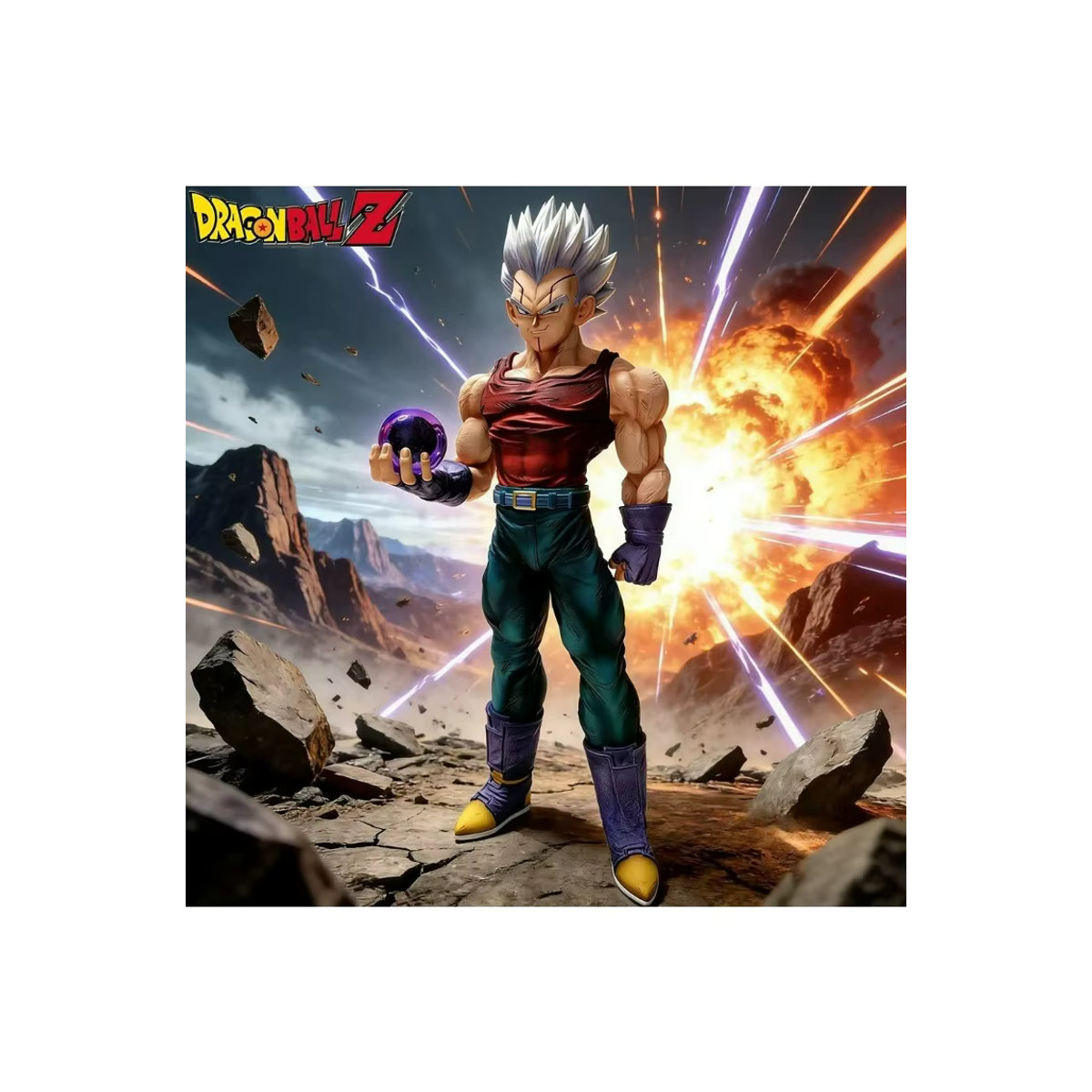 Bandai Dragon Ball GT Baby Vegeta Actionfigur aus Kunststoff, mehrfarbig, Höhe: 27 cm - Bild 6