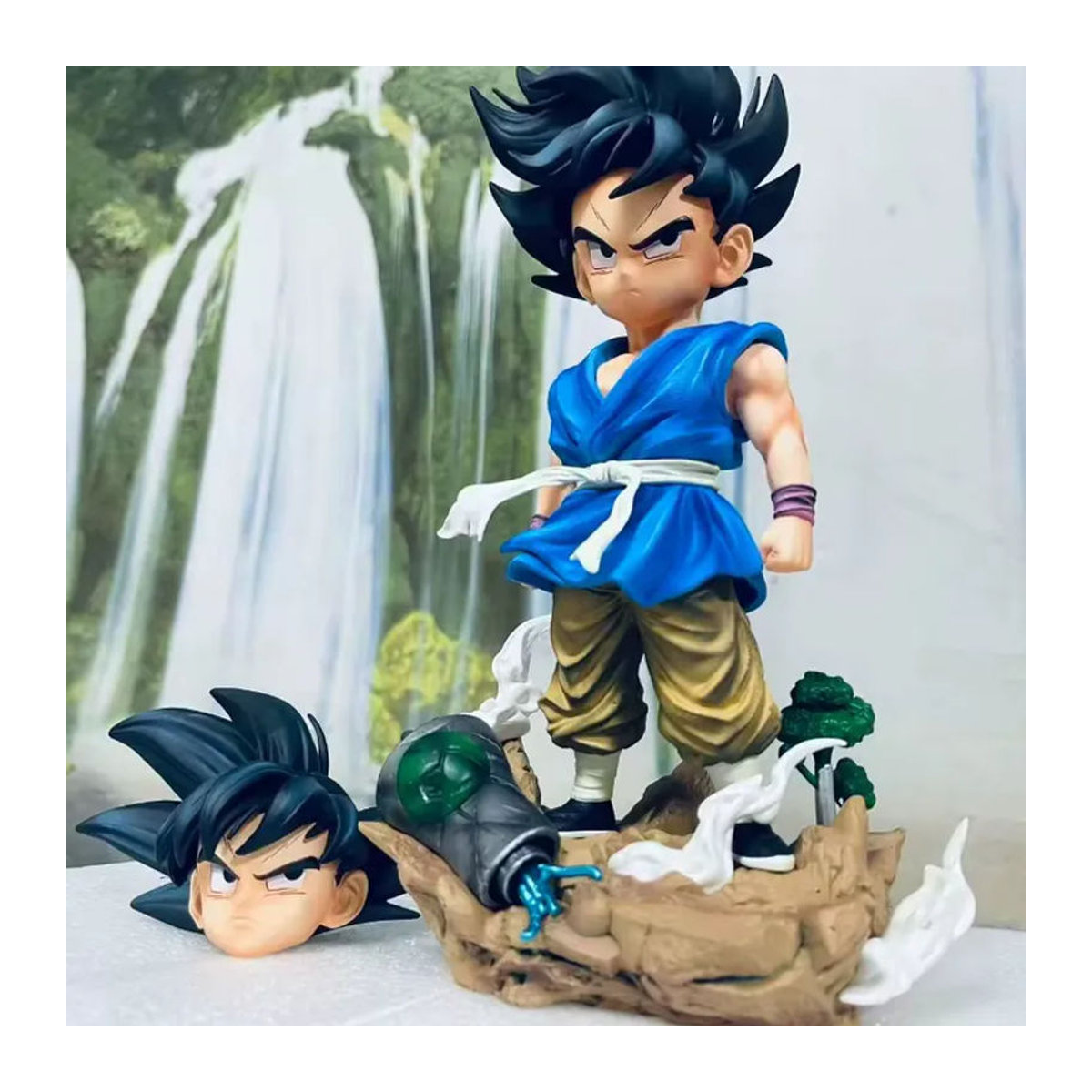 Bandai Dragon Ball GT Goku Actionfigur aus Kunststoff, mehrfarbige Anime-Statue, Höhe: 26 cm - Bild 6