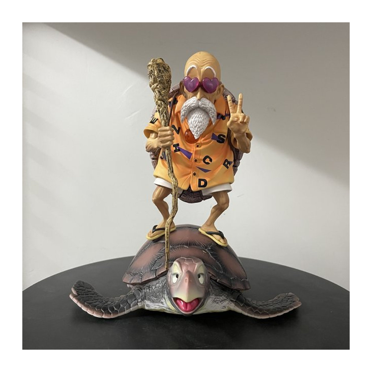 Bandai Dragon Ball Kame Sennin Meister Roshi Anime Figur aus Kunststoff, mehrfarbig, Höhe: 23,5 cm - Bild 1