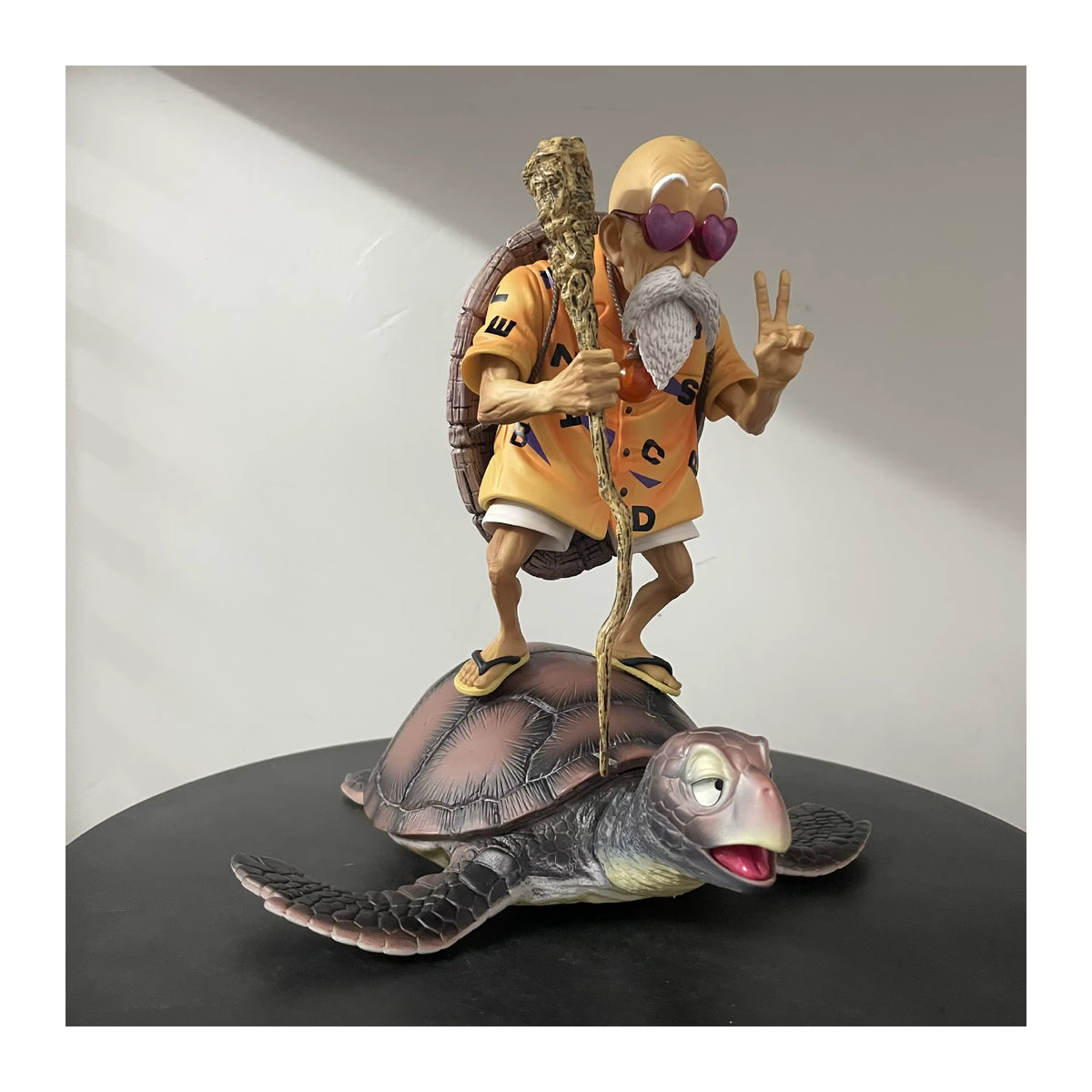 Bandai Dragon Ball Kame Sennin Meister Roshi Anime Figur aus Kunststoff, mehrfarbig, Höhe: 23,5 cm - Bild 4