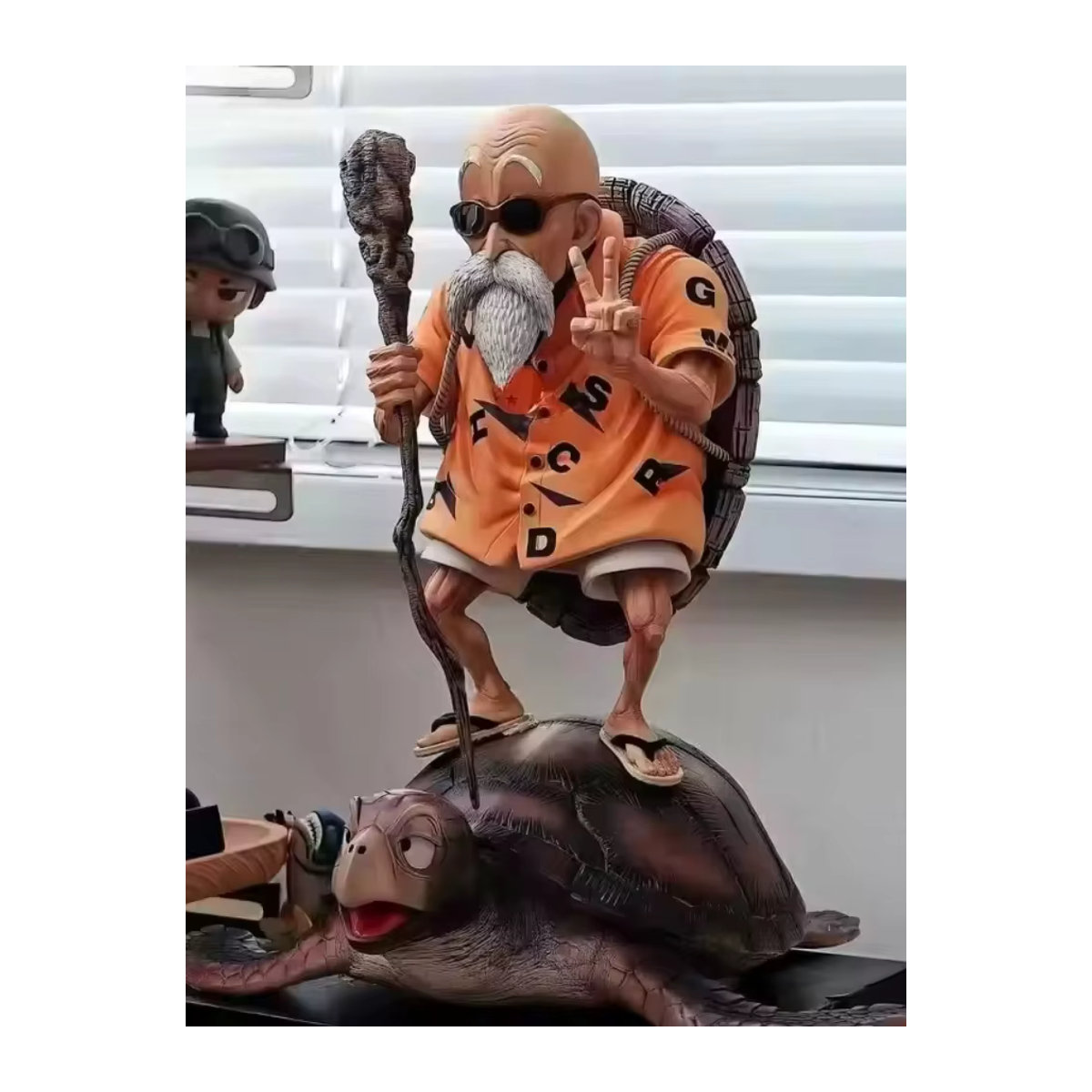 Bandai Dragon Ball Kame Sennin Meister Roshi Anime Figur aus Kunststoff, mehrfarbig, Höhe: 23,5 cm - Bild 7