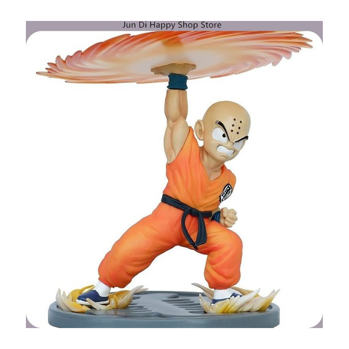 Bandai Dragon Ball Krillin Kienzan Anime Figur Modell Statue in Orange, Höhe: 18 cm - Bild 1