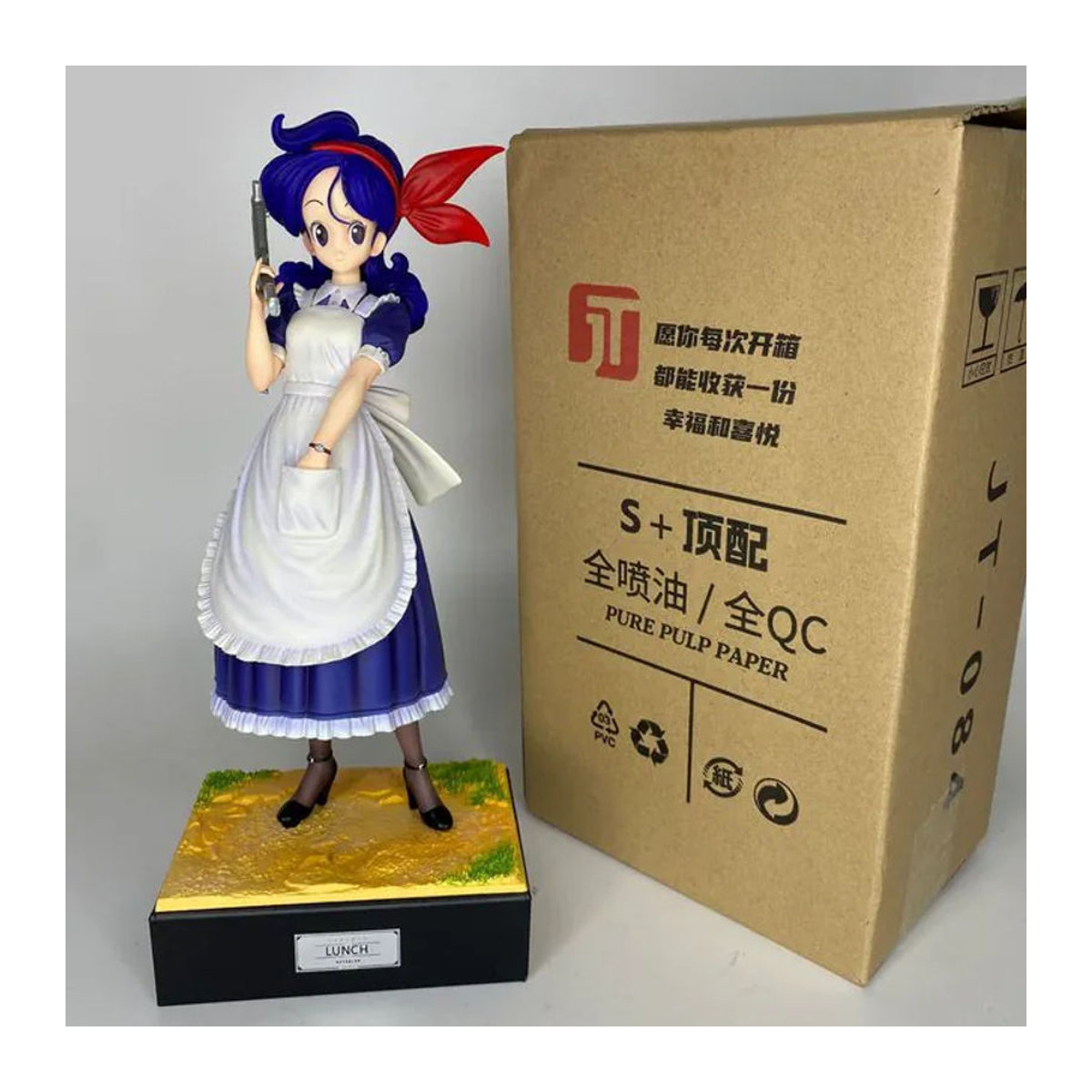 Bandai Dragon Ball Lan Qi Anime Figur mehrfarbig als Dekoration für Sammler - Bild 1
