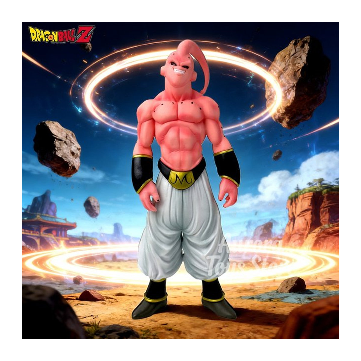 Bandai Dragon Ball Majin Buu Actionfigur aus PVC, mehrfarbig, Höhe: 27 cm - Bild 1