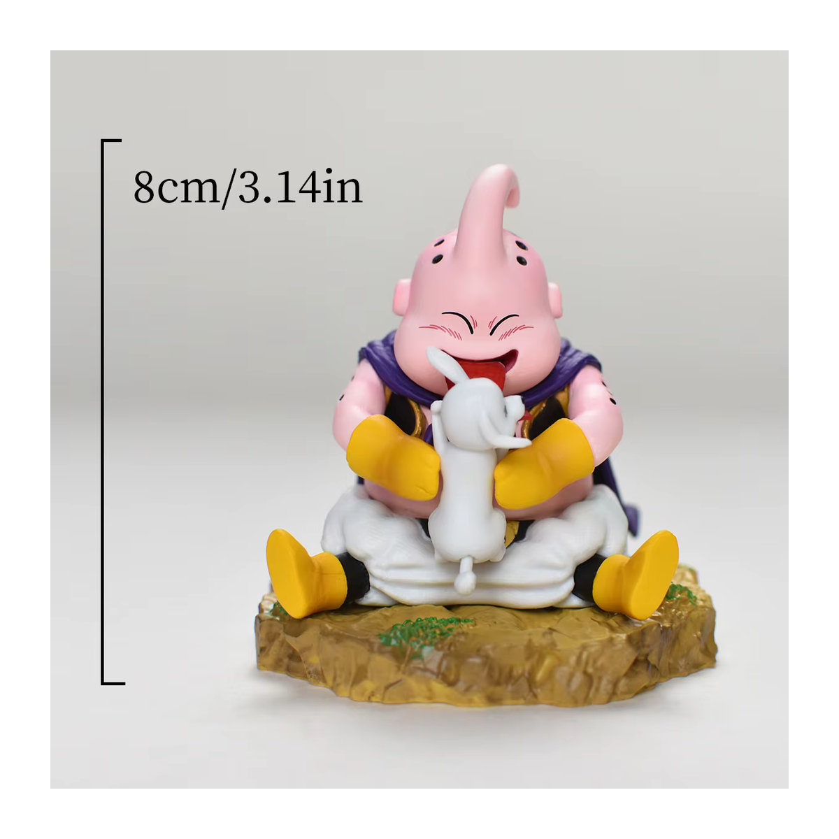 Bandai Dragon Ball Majin Buu Anime Figur Q Version aus Kunststoff in Rosa, Höhe: 8,5 cm - Bild 2