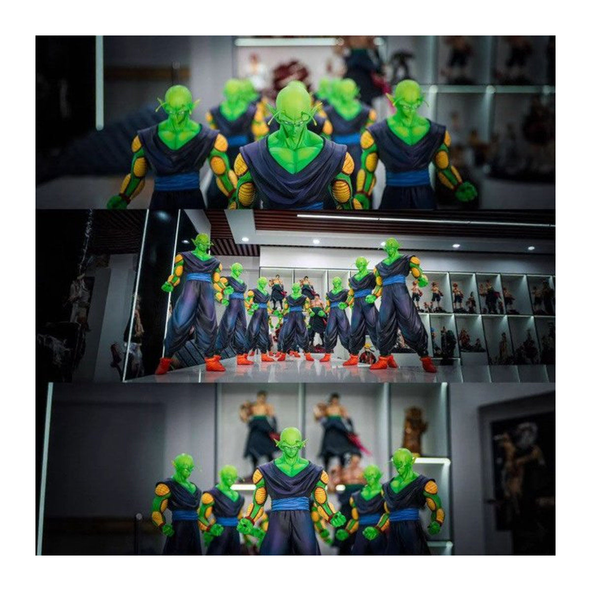 Bandai Dragon Ball Piccolo Actionfigur mit austauschbaren Händen, grün, Höhe: 36 cm - Bild 1