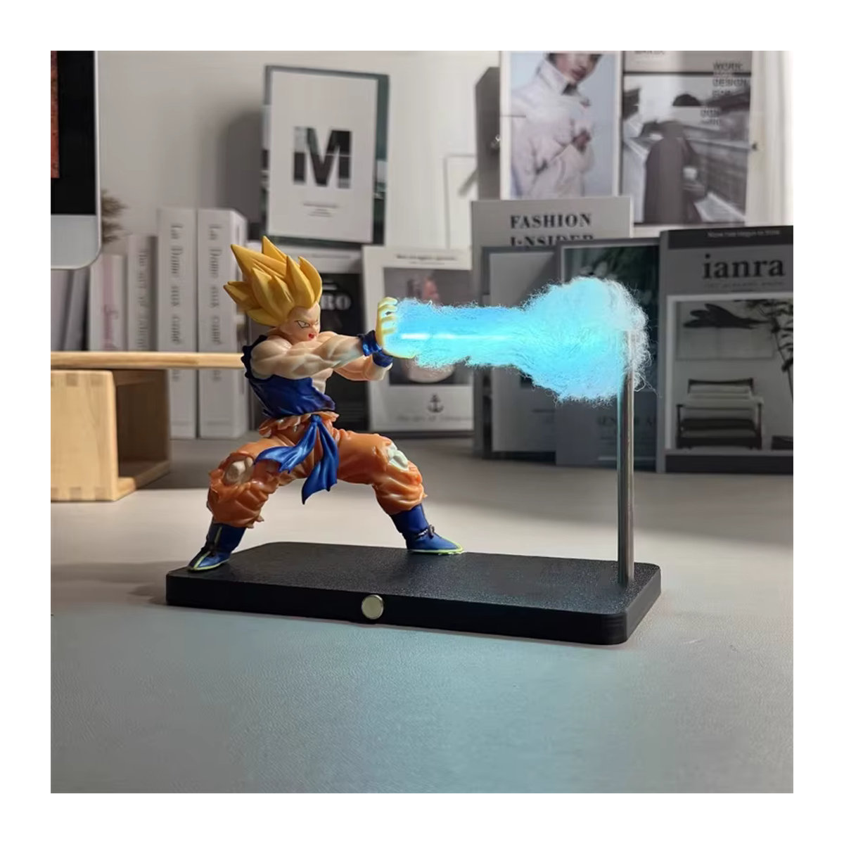 Bandai Dragon Ball Son Goku Kamehameha Nachttischlampe Desktop-Dekoration in Bunt - Bild 1