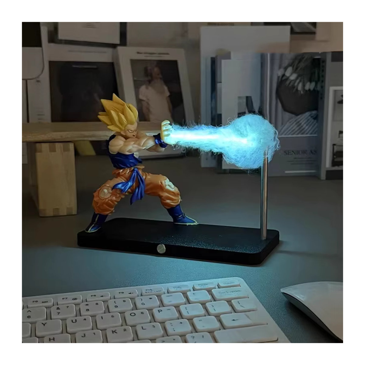 Bandai Dragon Ball Son Goku Kamehameha Nachttischlampe Desktop-Dekoration in Bunt - Bild 5