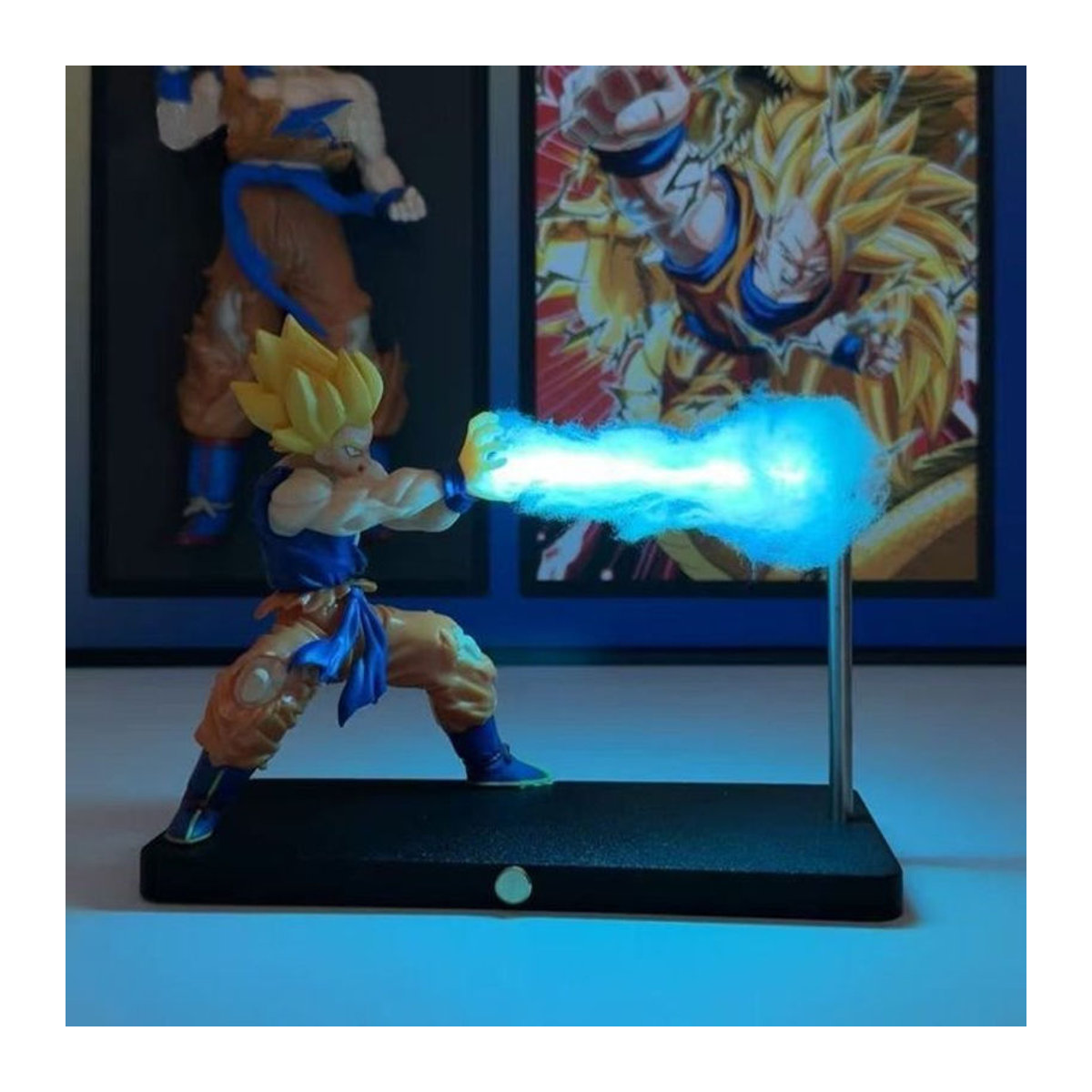 Bandai Dragon Ball Son Goku Kamehameha Tischlampe Desktop Dekoration in Bunt - Bild 1