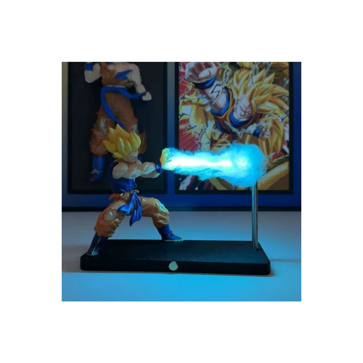 Bandai Dragon Ball Son Goku Kamehameha Tischlampe Desktop Dekoration in Bunt - Bild 7
