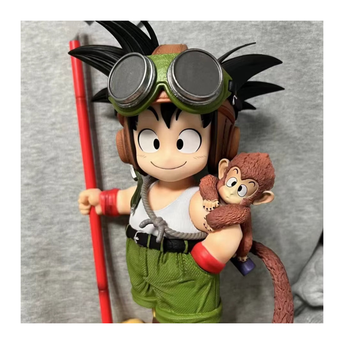 Bandai Dragon Ball Son Goku Lichtlampe Kakarotto Kamehameha Welle Magnetisches Ornament Anime Actionfigur Bunt - Bild 2