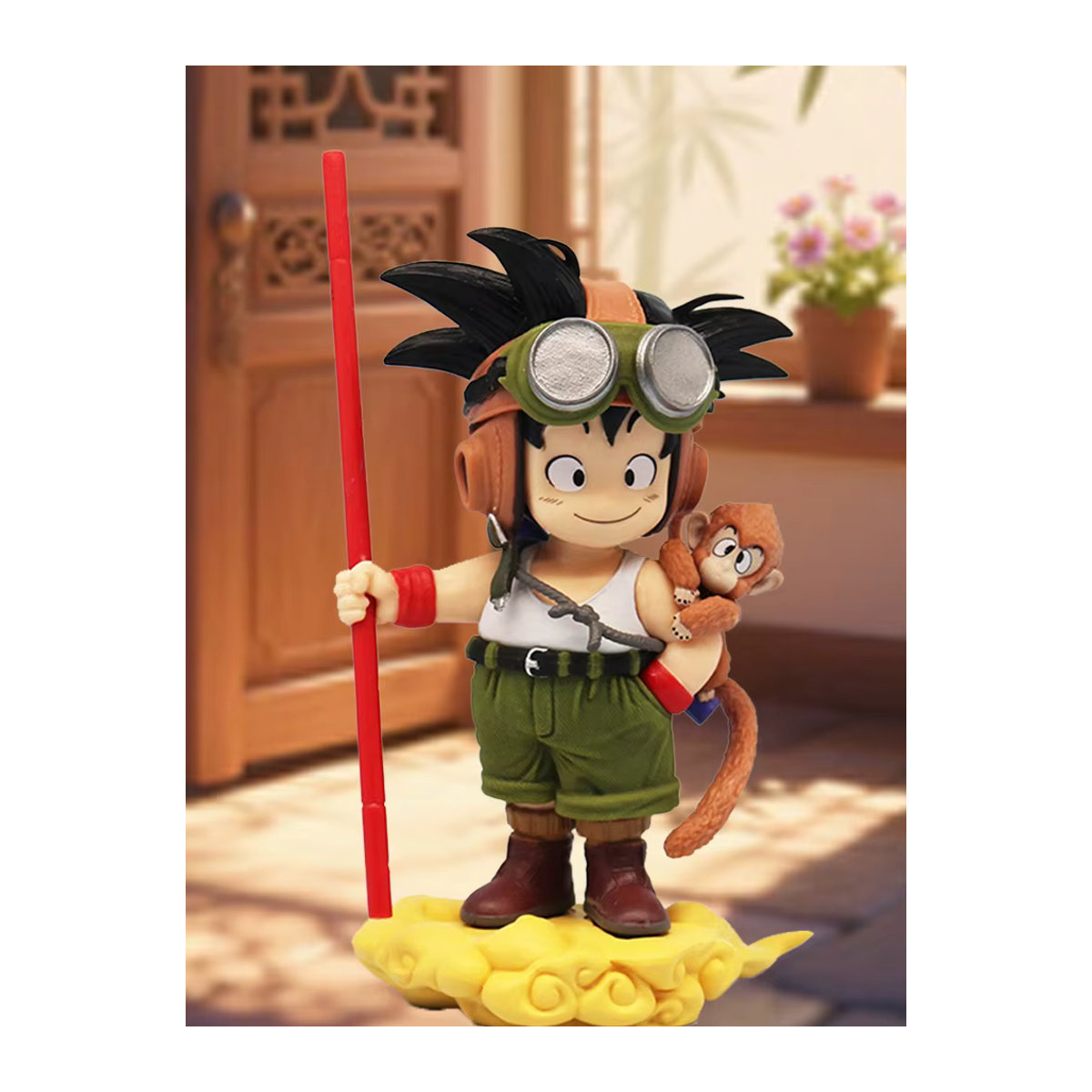 Bandai Dragon Ball Son Goku Lichtlampe Kakarotto Kamehameha Welle Magnetisches Ornament Anime Actionfigur Bunt - Bild 5