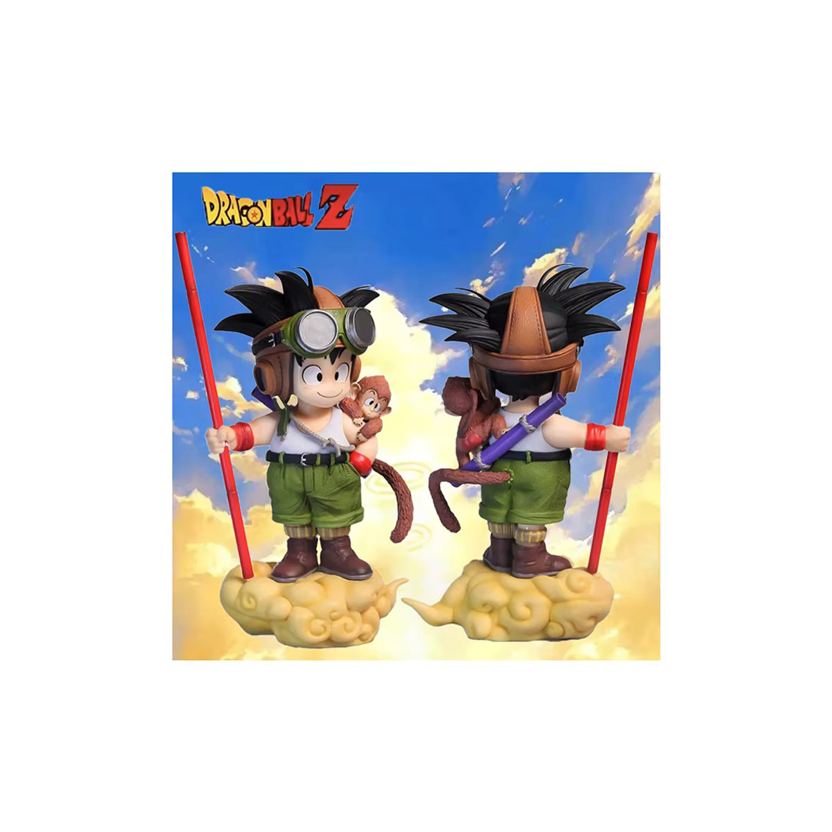 Bandai Dragon Ball Son Goku Lichtlampe Kakarotto Kamehameha Welle Magnetisches Ornament Anime Actionfigur Bunt, Höhe: 16 cm - Bild 3