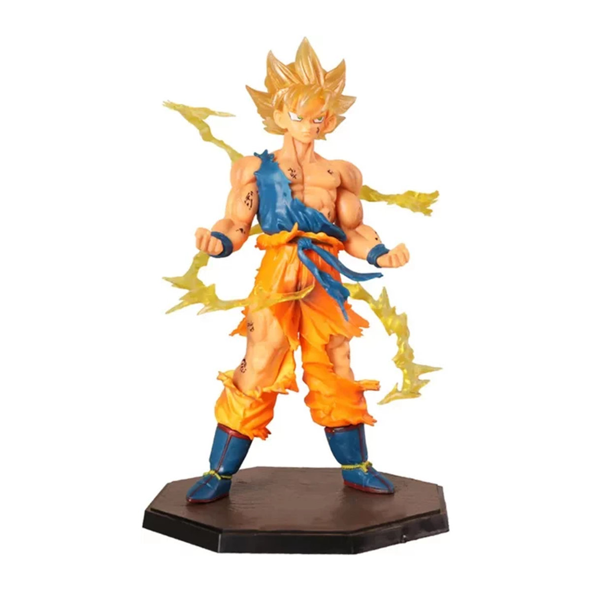 Bandai Dragon Ball Son Goku Super Saiyajin Figur, mehrfarbig, Höhe: 17 cm - Bild 1