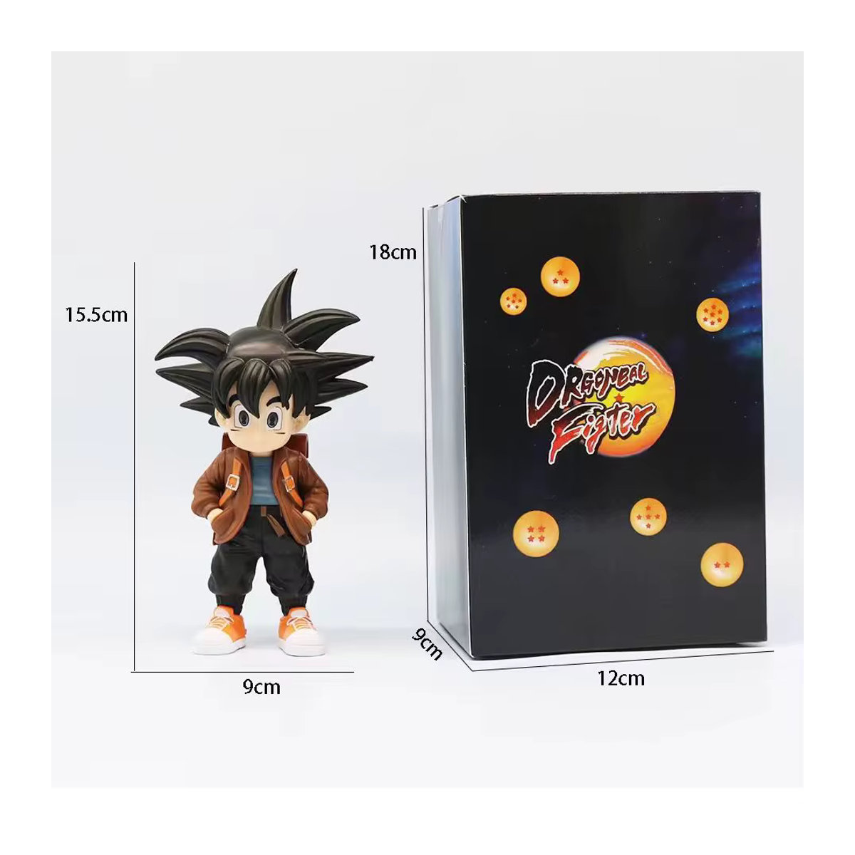 Bandai Dragon Ball Son Goku Super Saiyan Anime-Figur, mehrfarbig, Höhe: 17 cm - Bild 2