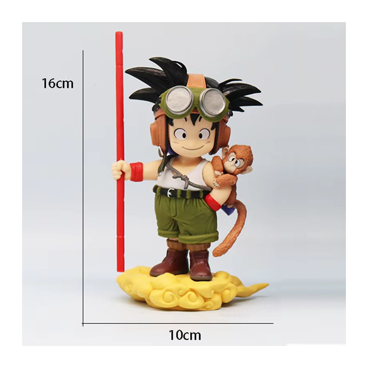 Bandai Dragon Ball Son Goku und Kid Goku Anime Figur aus Kunststoff, mehrfarbig, Höhe: 16 cm - Bild 2